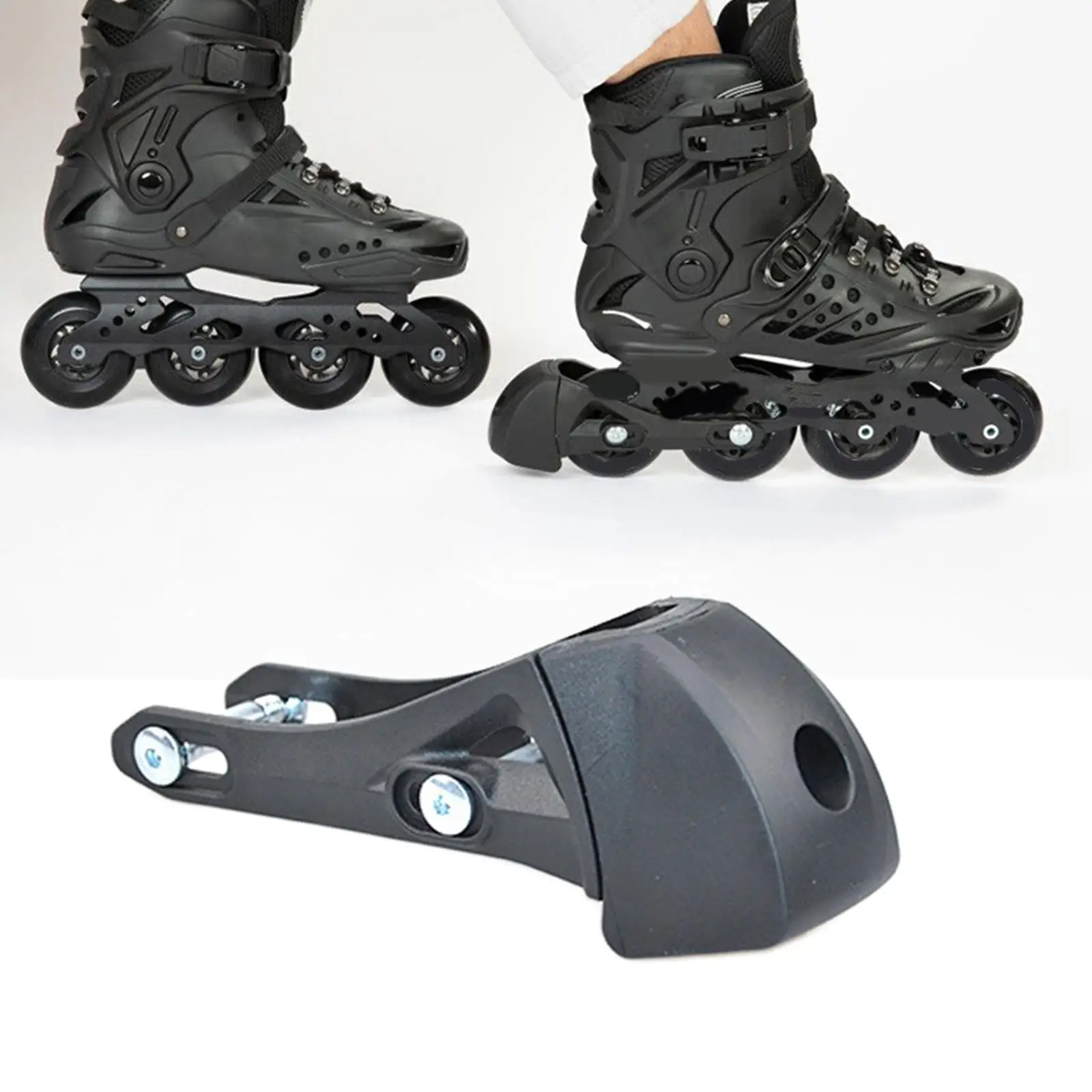 Inline Skates Brakes Block Stopper Non Slip Skating Roller Skate Brakes Brake Pad Inline Roller Wheels Brake Frames