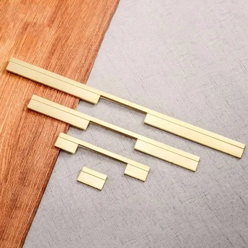 

Длинные латунные ручки для кухонного шкафа, ручки для шкафа, ручка для выдвижного ящика, современные мебельные дверные ручки