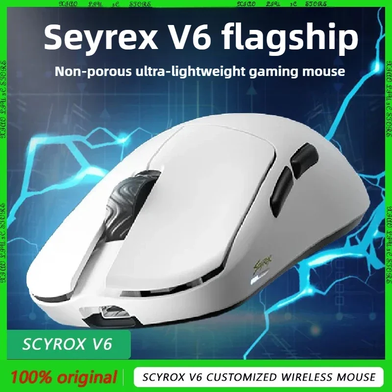 

Scyrox V6/V8 Wireless Mouse Lightweight 30000 Dpi Gaming Mouse PAW3950 Ergonomic Mice Office PC Gamer Accessories laptop Gift