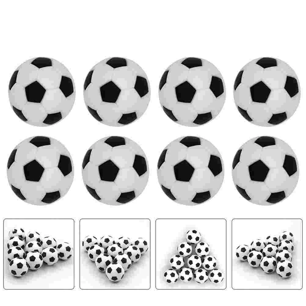 10 PCS Table Soccer Ball Decorative Foosball Desktop Resin Balls Football Child