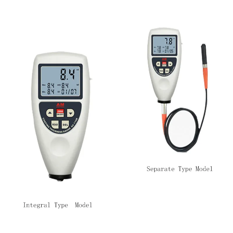 AC-110A Coating Thickness Gauge  AC-110AS  Paint Thickness Meter Range 0~1250um