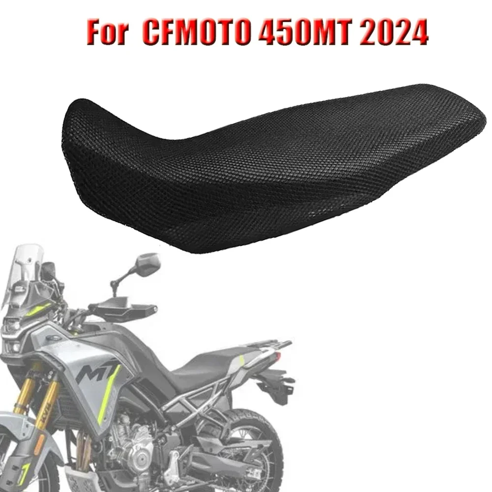 Motorcycle Mesh Seat Cushion Cover Heat Insulation Seat Cover Protector For CFMOTO 450MT MT450 450 mt 2024