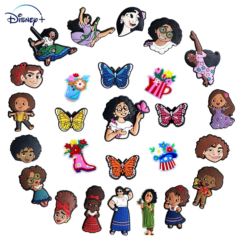 

Disney 'Encanto' Movie Inspired Shoe Charms 9-100pcs Madrigal Family Theme Merchandise for party Christmas Footwear Decoration