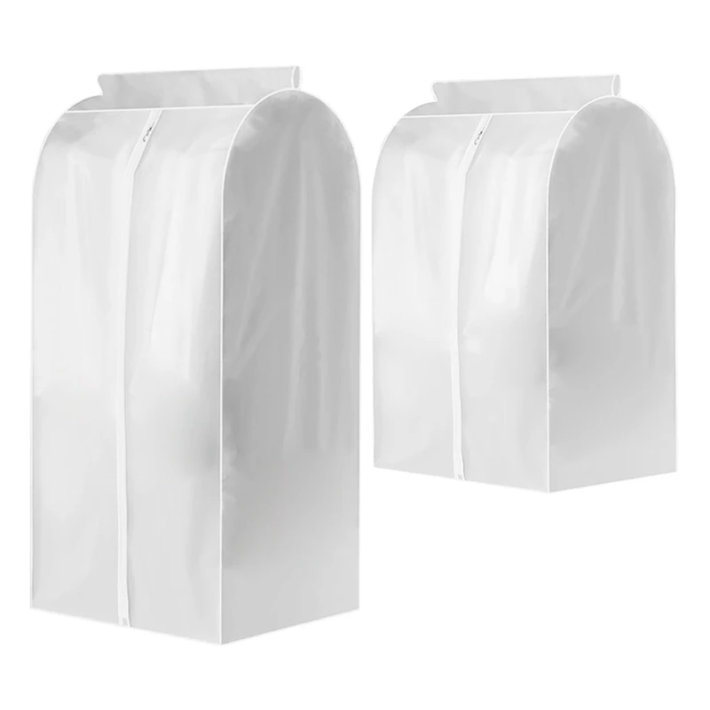 Juste anti-poussière T1 pour vêtements, sac pour vêtements clos, cintre au sol, housse de rangement pour garde-robe, 1 pièce