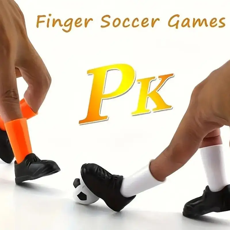 Mini Fingertip Soccer Game Set Desktop Tabletop Toy for Children Interactive Family Party Challenge Creative Game Gift