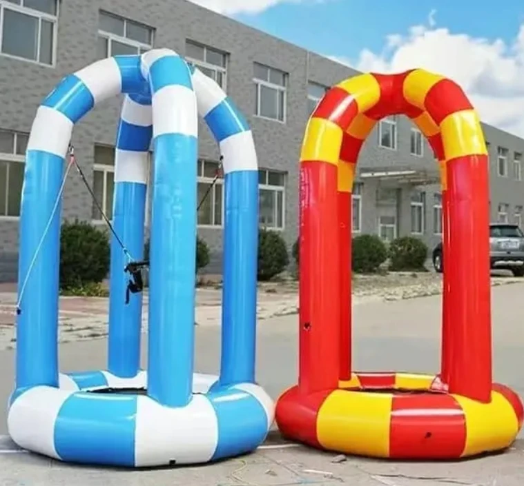 Single Person Outdoor Inflatable PVC Bungee Jumping Castle Playground Sport Game Equipment on Salepromote sales