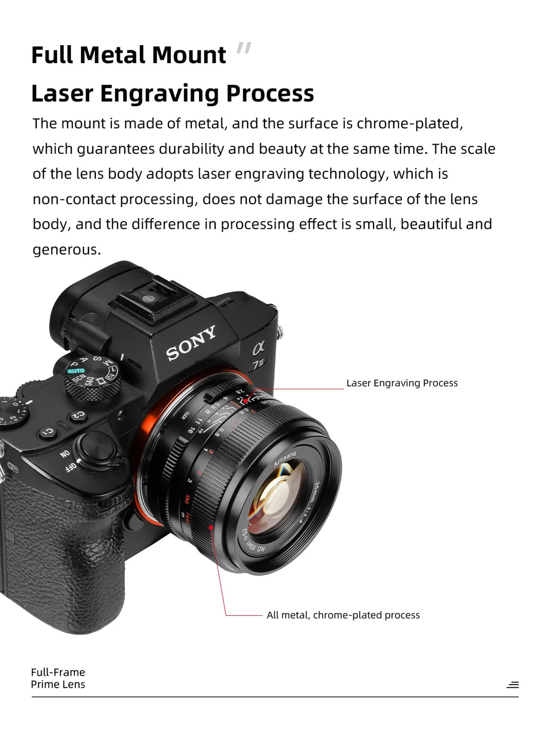 7artisans Vollformat 35mm F1.4 III Große Blendenöffnung Festbrennweiten-Kameraobjektiv für Humanwissenschafts-Fotografie mit Sony E Canon RF Nikon Z L – Detail 7