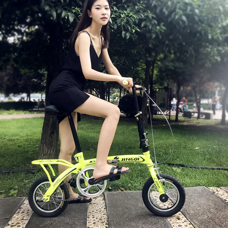 

Mini Folding 16/12 Inch Adult Men's And Women's Children's Bicycles Ultra-light Portable Single-speed Small Bicycles new