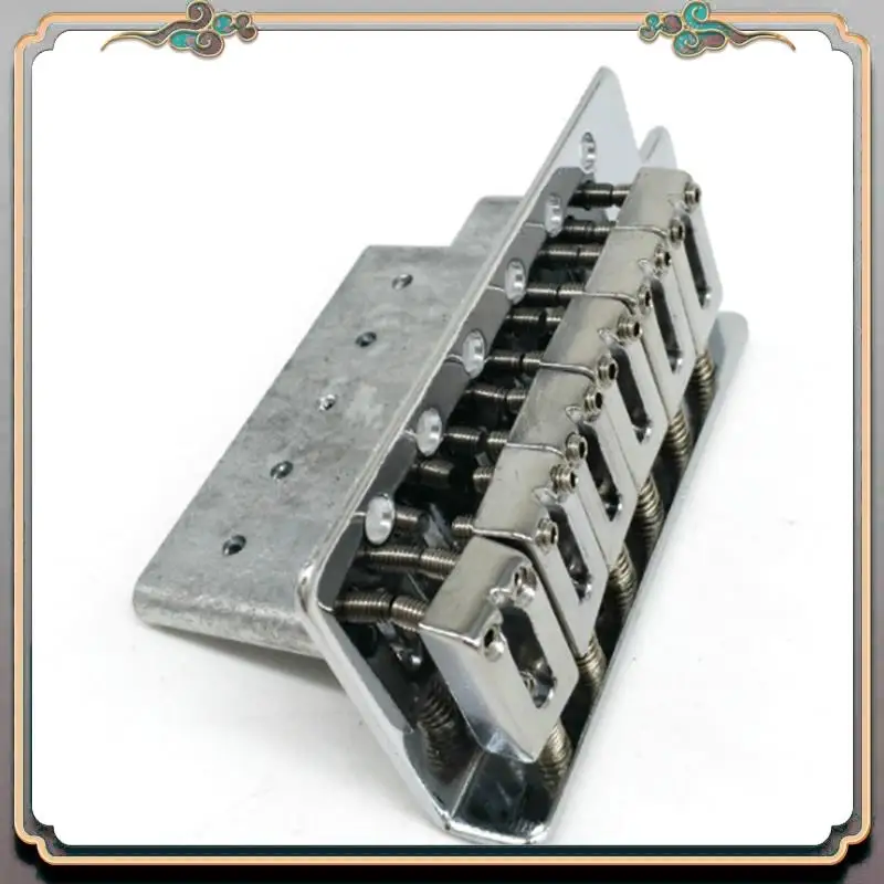 

Durable Guitar Parts Tremolo Bridge Guitar Bridge Steel Saddle Chrome Single Rocker Gold Silver Black