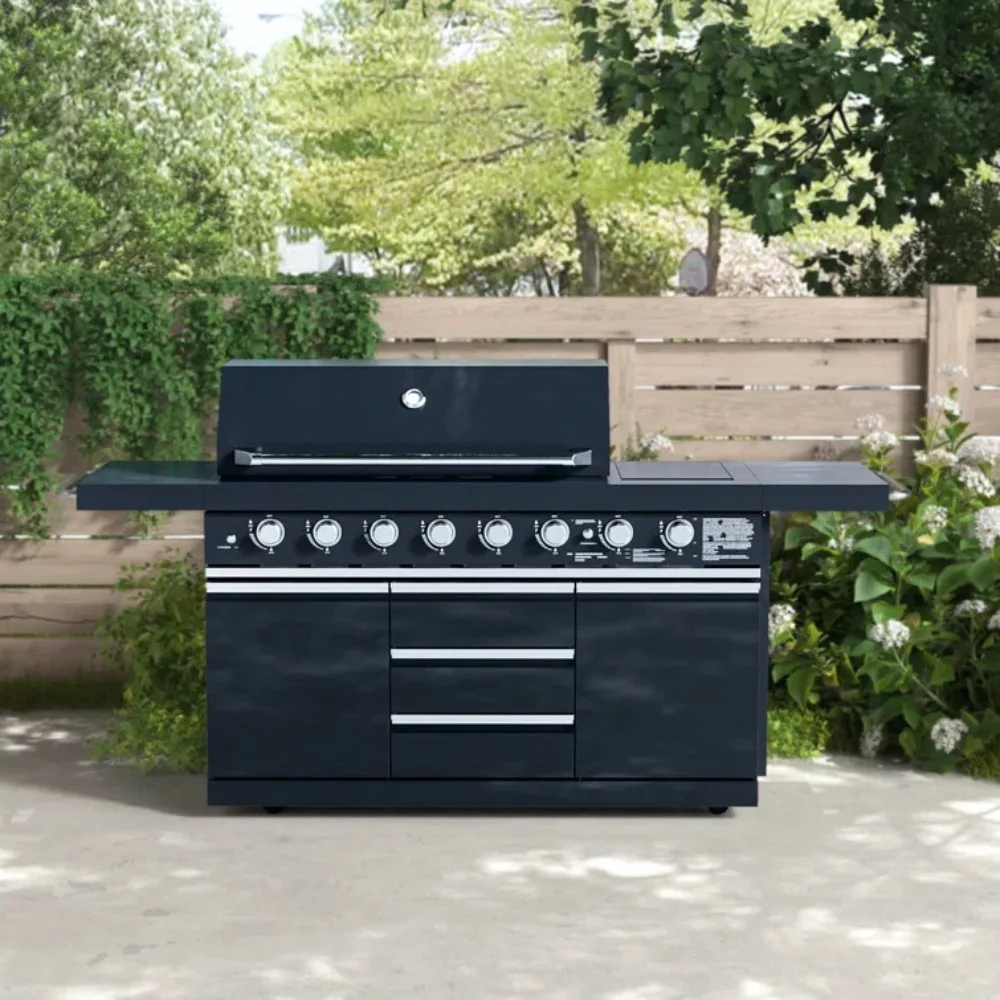 8-Burner Outdoor Ga…