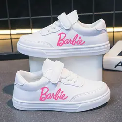 Zapatos de Barbie para niños, zapatillas deportivas blancas para niños, zapatillas de tenis para niños, zapatos de tablero casuales para adolescentes al aire libre