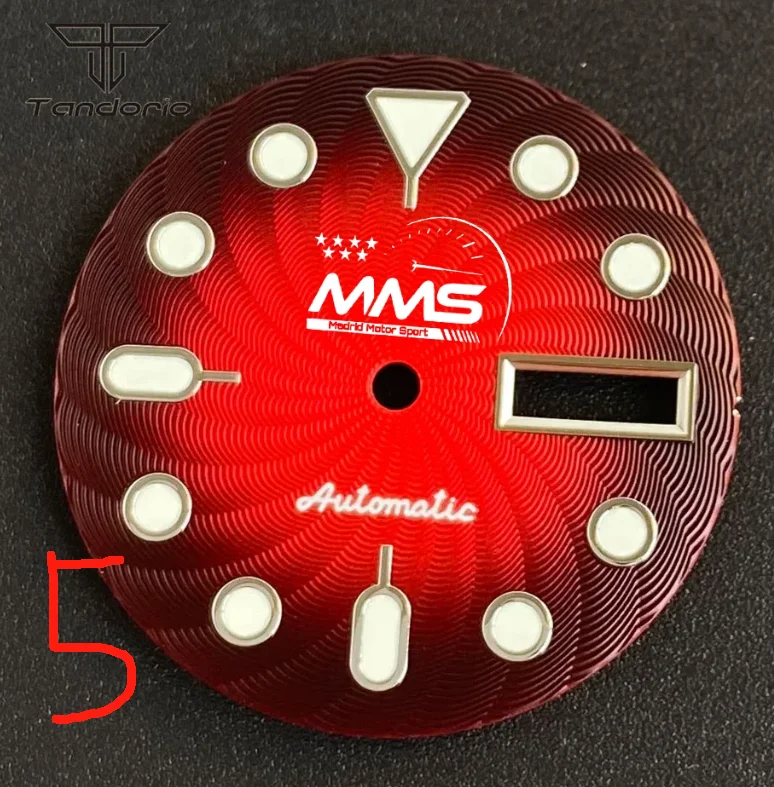 5개 29mm NH36 다이얼 프린트 로고