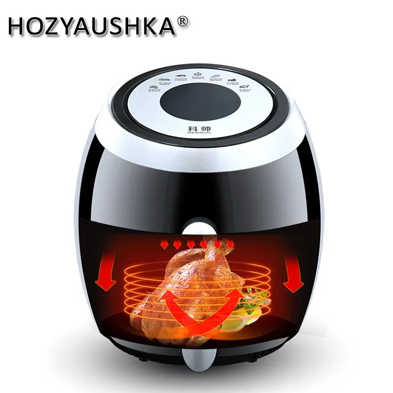 Air Fryer Home Multi-Functionน้ำมันขนาดใหญ่ขนาดใหญ่ความจุไฟฟ้าสมาร์ทเครื่องFries