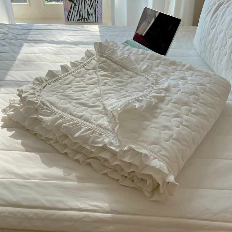 

Princ Sle Summer Cooln Quilt hine Waable Air Conditioner Thin Cover Multi-Function Bedding Tee-Piece Set