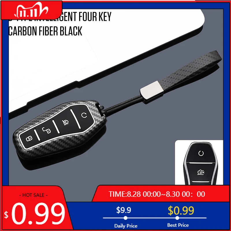 

Interior Stickers Car Remote Key Case Cover Protect Shell Bag For BYD Song PRO Qin Plusdmi Atto 3 Han EV Max Tang DM Dolphin Acc