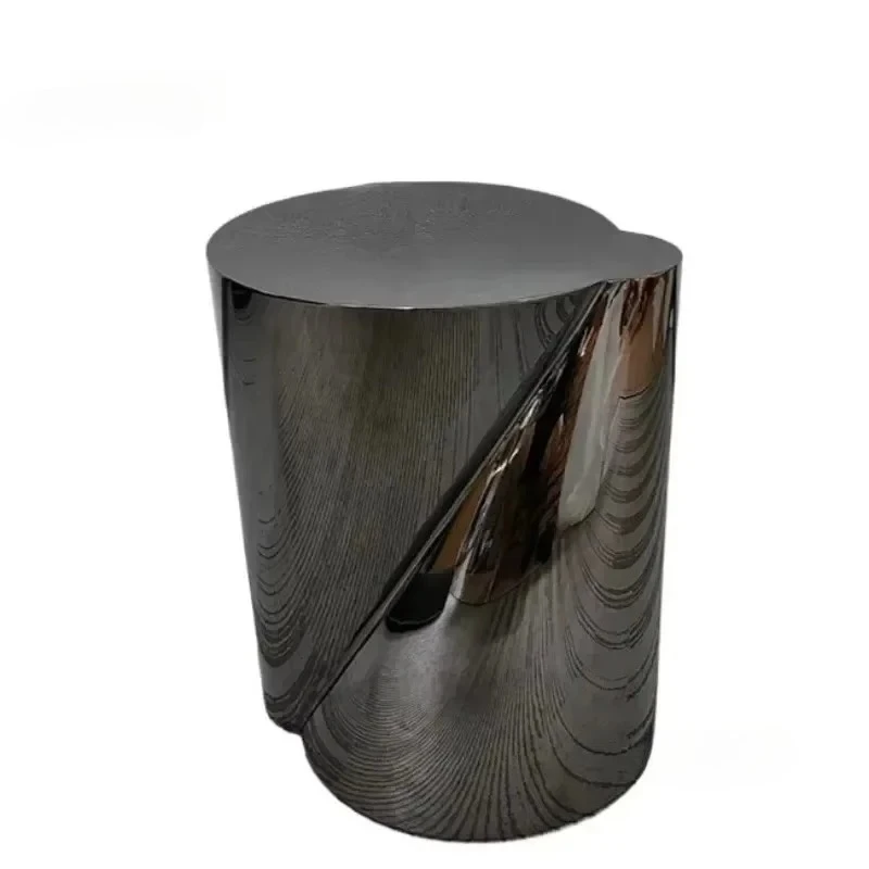 

Italian Minimalist Stainless Steel Coffee Tables Cafe Furniture Special Shape Designer Luxury Living Room Unique Side Tabley