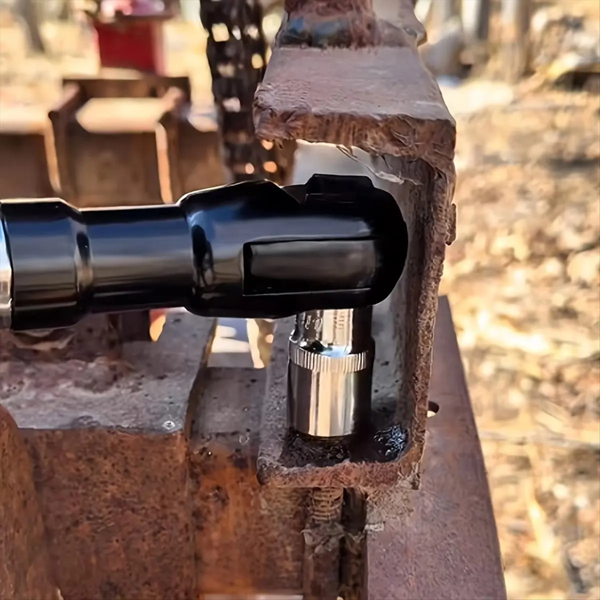 

Offset Impact Extension Wrench Manual Ideal for Narrow Spaces, Hard-to-Reach Bolts in Auto/Plumbing/Furniture Jobs