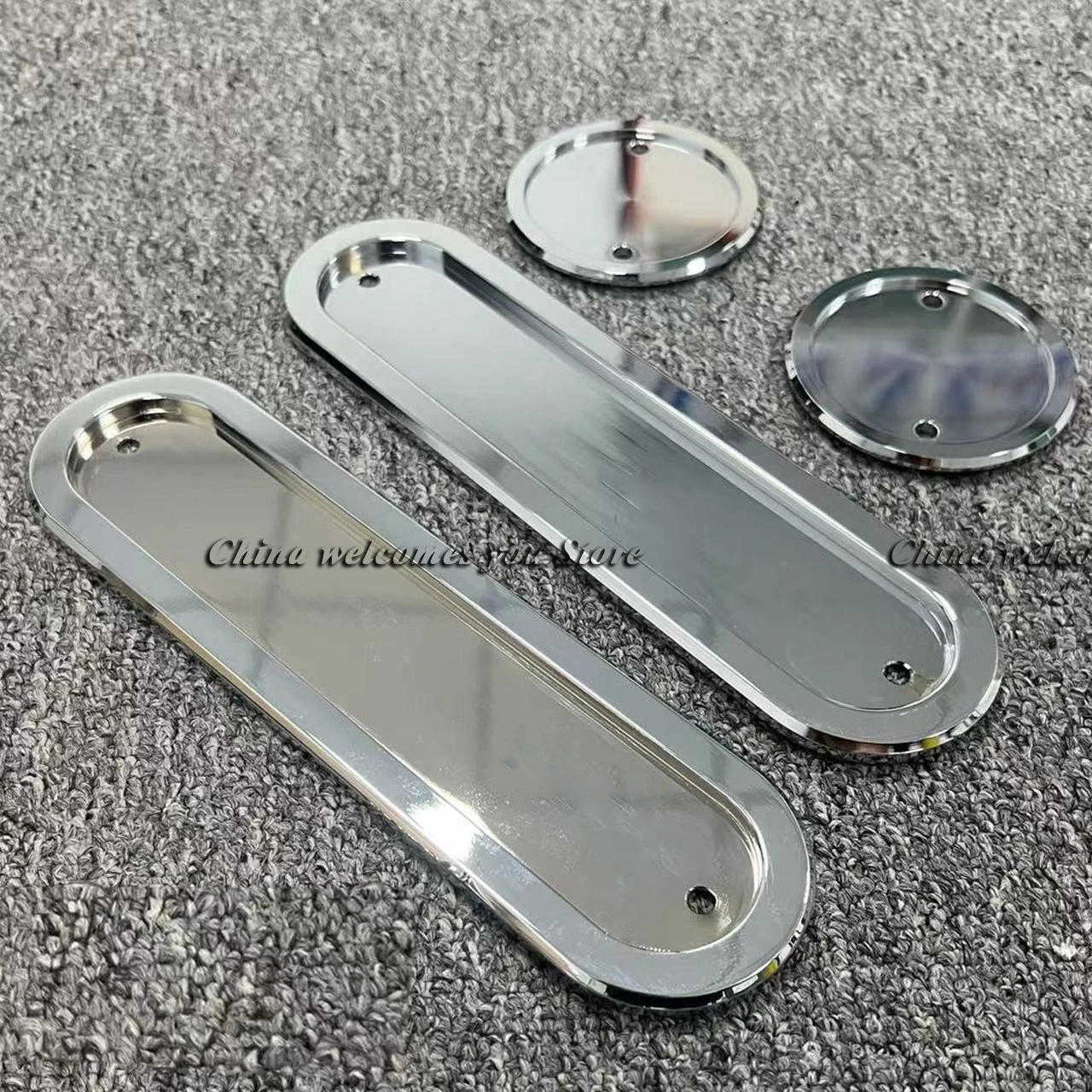 

New R 18 Motorcycle fuel tank side tag trim cover Chrome plated For BMW R18 R18 B R18 Classic R18 Transcontinental