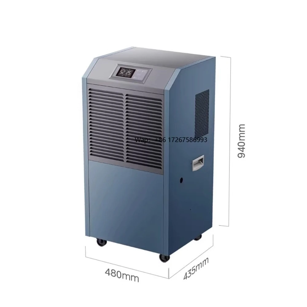 Industrial Dehumidifier 138 Liters Dehumidification Machine 200-300 square Meters with High Power