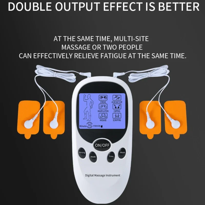 

Electric muscle massager, muscle stimulator with 6 modes, dozens of meridian therapy pulse body massagers