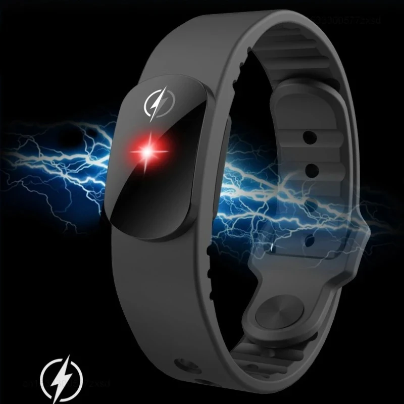 M12-SE Winter Anti-static Bracelet Men Women Waterproof Adjustable Human Body Static Eliminator Rechargeable Silicone New