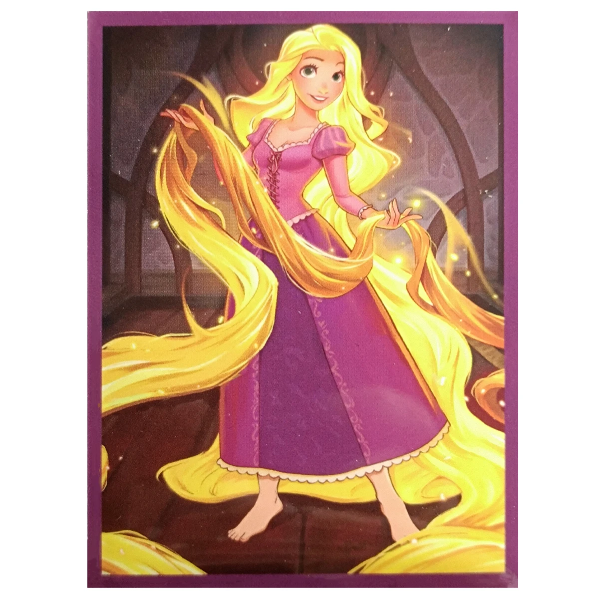60 buste per carte anime Premium Rapunzel, materiale PP durevole, 66x91 mm, ideali per proteggere l'archiviazione di carte magiche/TCG/contative