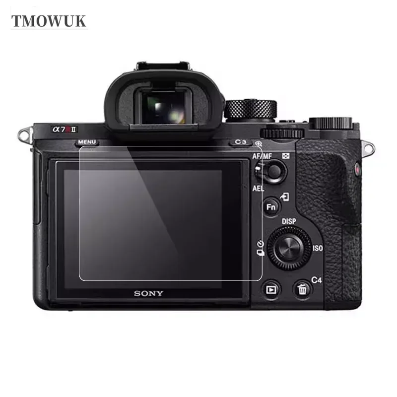 For Canon EOSR M5 M3 M10 100D KISS X7, Privacy Full Coverage Tempered Glass, 9H Scratch Resistant HD Clear Protective Film For C