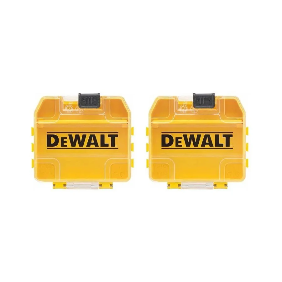 Imagem -03 - Dewalt Chave de Fenda Bit Peças Caixa de Armazenamento Case de Armazenamento Resistente Bulk Tool Box Acessórios para Ferramentas Elétricas Dt70800