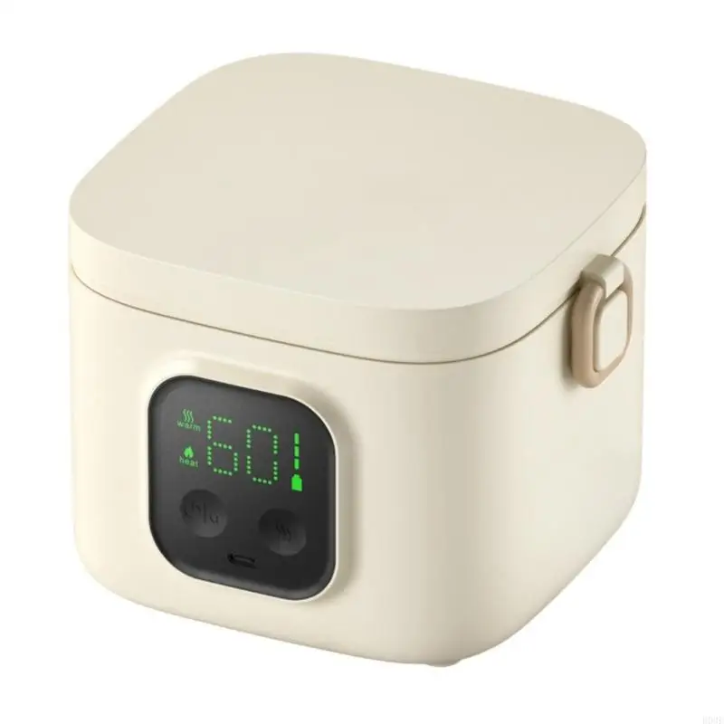 

Portable Electric Infant Feeding Bowl 8Hrs Constant Temperature Control Wireless Charging Leak proof Design Easy Cleaning B03E