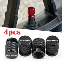 4PCS Car Wheel Tire Valve Caps Tyre Stem Covers Airdust Waterproof For POLARIS Auto Accessories