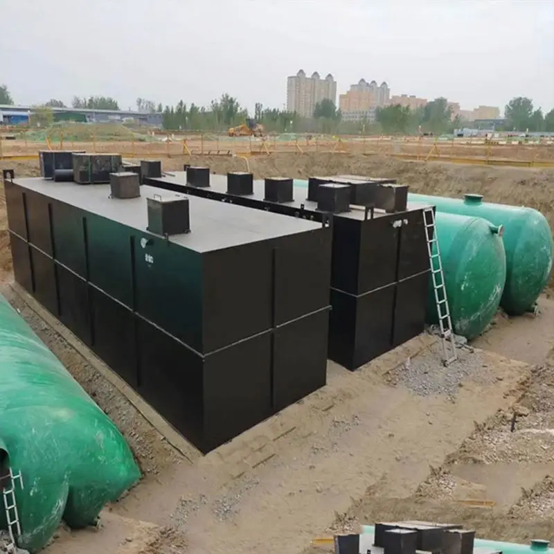 معدات معالجة هندسة مياه الصرف الصحي المحلية المتكاملة، أجزاء فلتر المياه PLC تركز على حماية البيئة