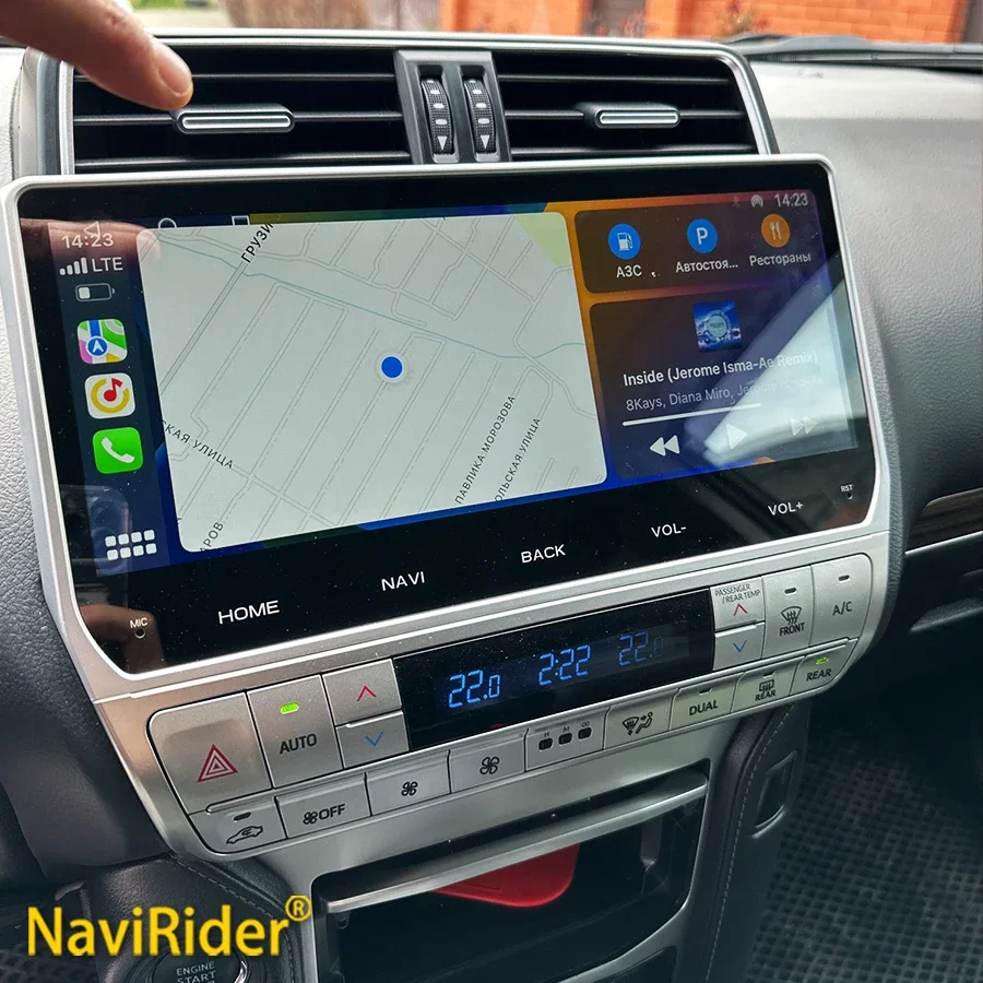 2025Car Radio for  Land Cruiser Prado 150 2018 2019 2020 2021 2022 Car Multimedia Player Android 13 Carplay GPS Nav Head U