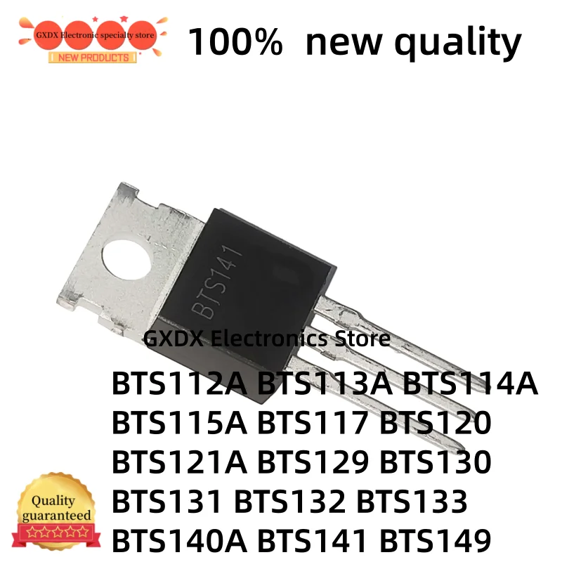 5-10Pcs Bts140A Bts141 Bts149 Bts129 Bts130 Bts131 Bts132 Bts133 To-220 Bts112A Bts113A Bts114A Bts115A Bts117 Bts120 Bts121A
