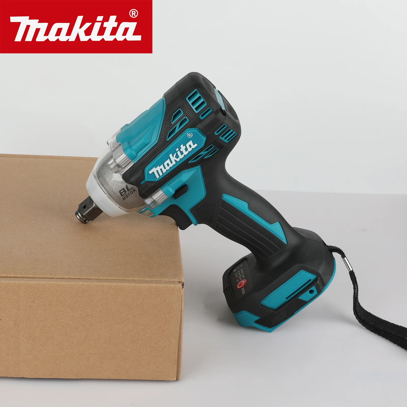 Makita DTW300 18V Gereedschapset Borstelloze Power Grote Accusleutel 330Nm Koppel Windkanon Verwijder Band Lithium Auto Reparatie