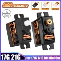 DSPOWER 17G 21G Mirco Digital Waterproof Servo Plastic/Metal Gear for 1/16 1/18 RC Mini Car Truck Boat Robot Model Upgrade Parts