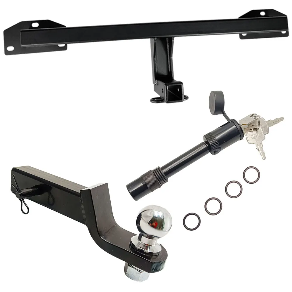 Heavy Duty Steel Tow Bar Trailer Hitch Receiver Rear Bumper Accessories Universal 2 Inch Ball Mount Off Road Towing Parts