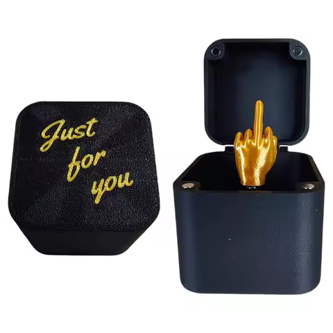 Middle Finger in A Box Funny Middle Finger Box Middle Finger Surprise Box Christmas Fun Prank Gift