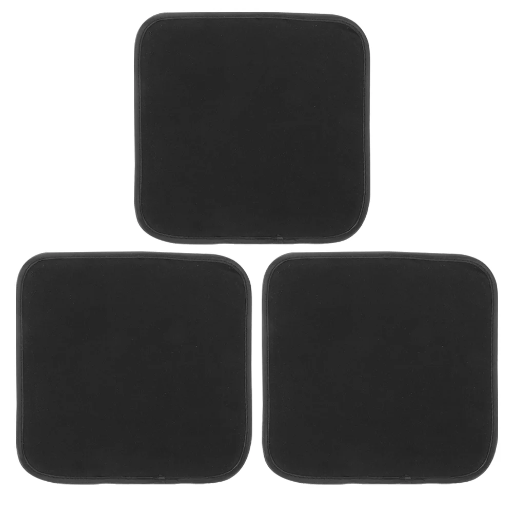 3 Pcs Microfiber Towels Bowling Cleaning Cloth Pad Supply 2120X2050X100CM Black Professional Polishing