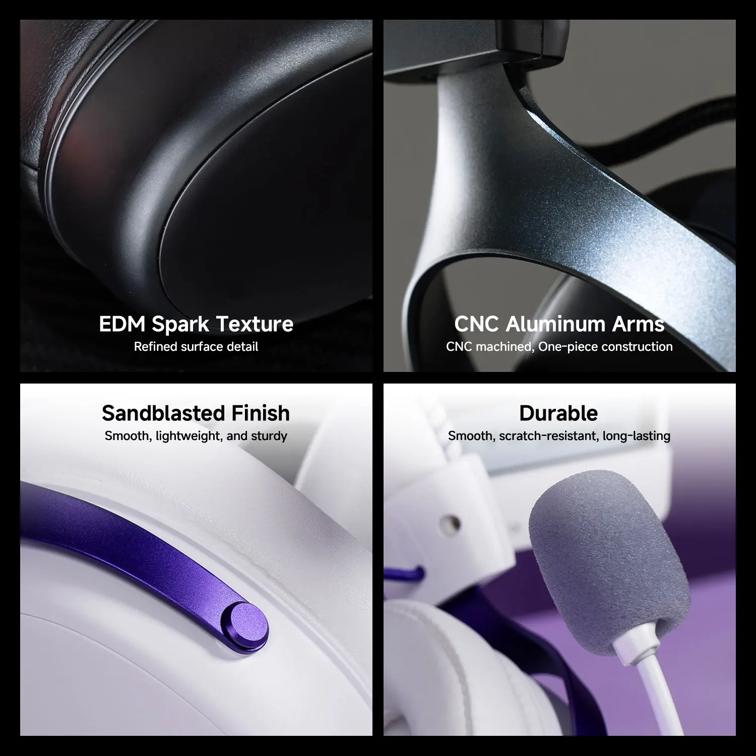 AKKO Gaming Headset Verge S9 with Mic Quad-Mode Headphone 7.1 Channel Surround Sound Pro-Tuned FPS Audio 53mm Driver for Gamer