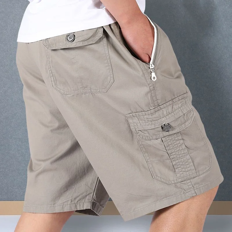 Moletom solto com zíper, shorts casuais sólidos com elástico na cintura, nova tendência da moda, roupas masculinas coreanas, plus size, verão