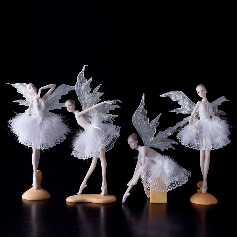 

Ballet Angel Dancing Girl Character Ornaments, Fairy Garden Miniatures, Crafts Figurines, Birthday Gifts, Home Decoration