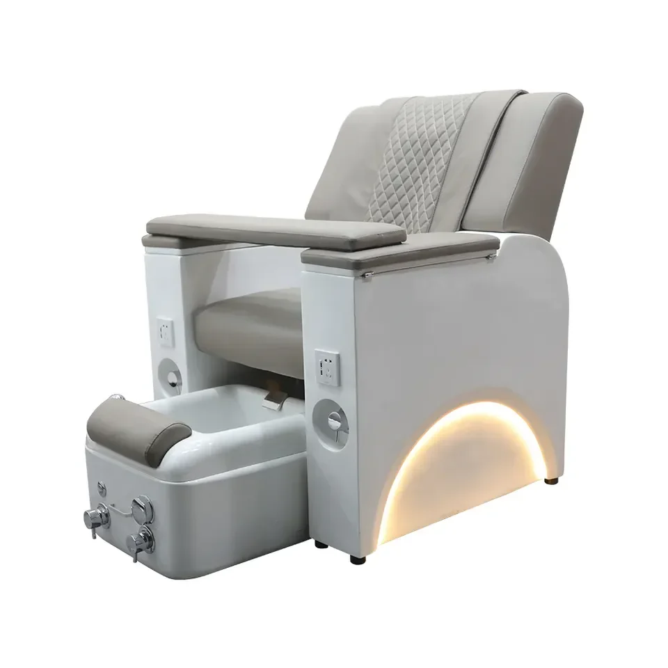 New Hot Sale Pedicure Chair With Led Light Can Manicure Custom Color And Logo For Foot Spa And Salon Pedicure For Sale