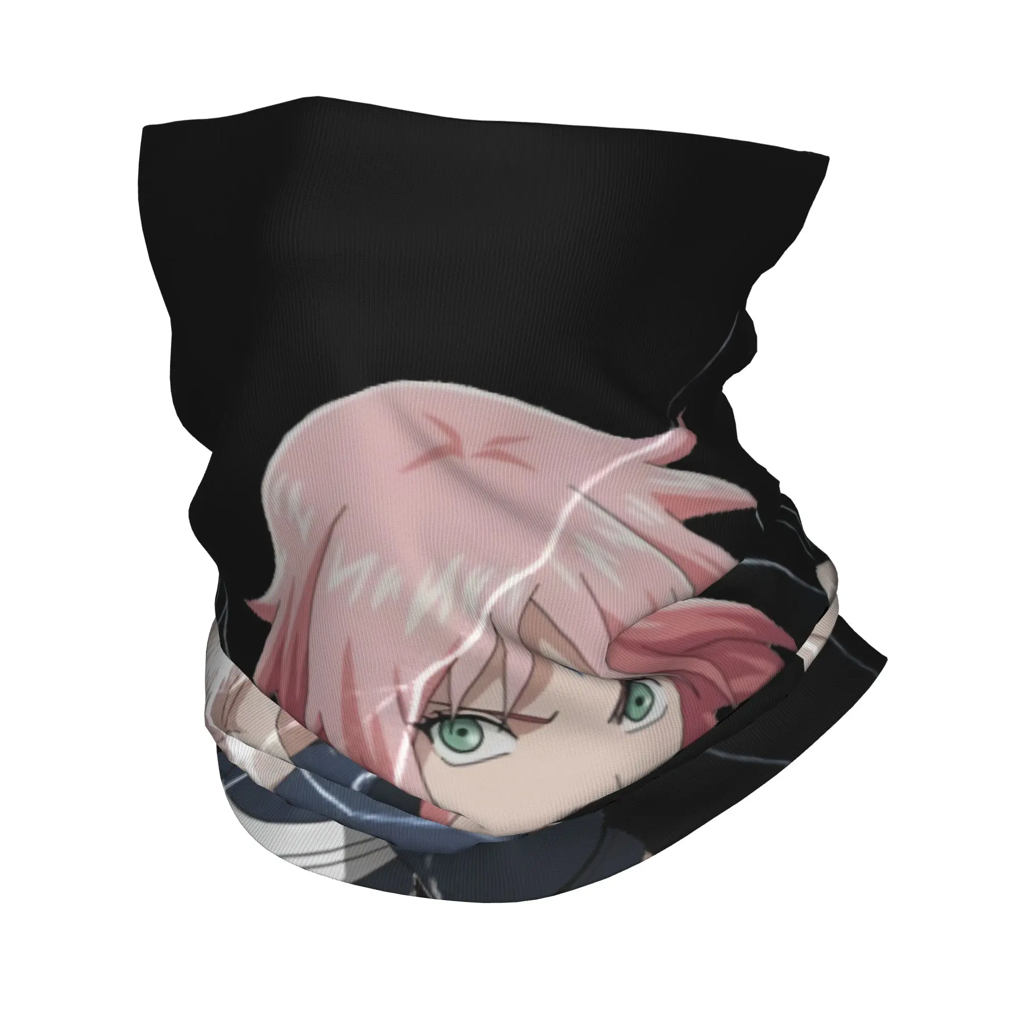 Custom S-Sakuraes H-Harunoes Comics Winter Headband Neck Warmer Men Women Hiking Camping Tube Scarf Classic  Face Bandana Gaiter