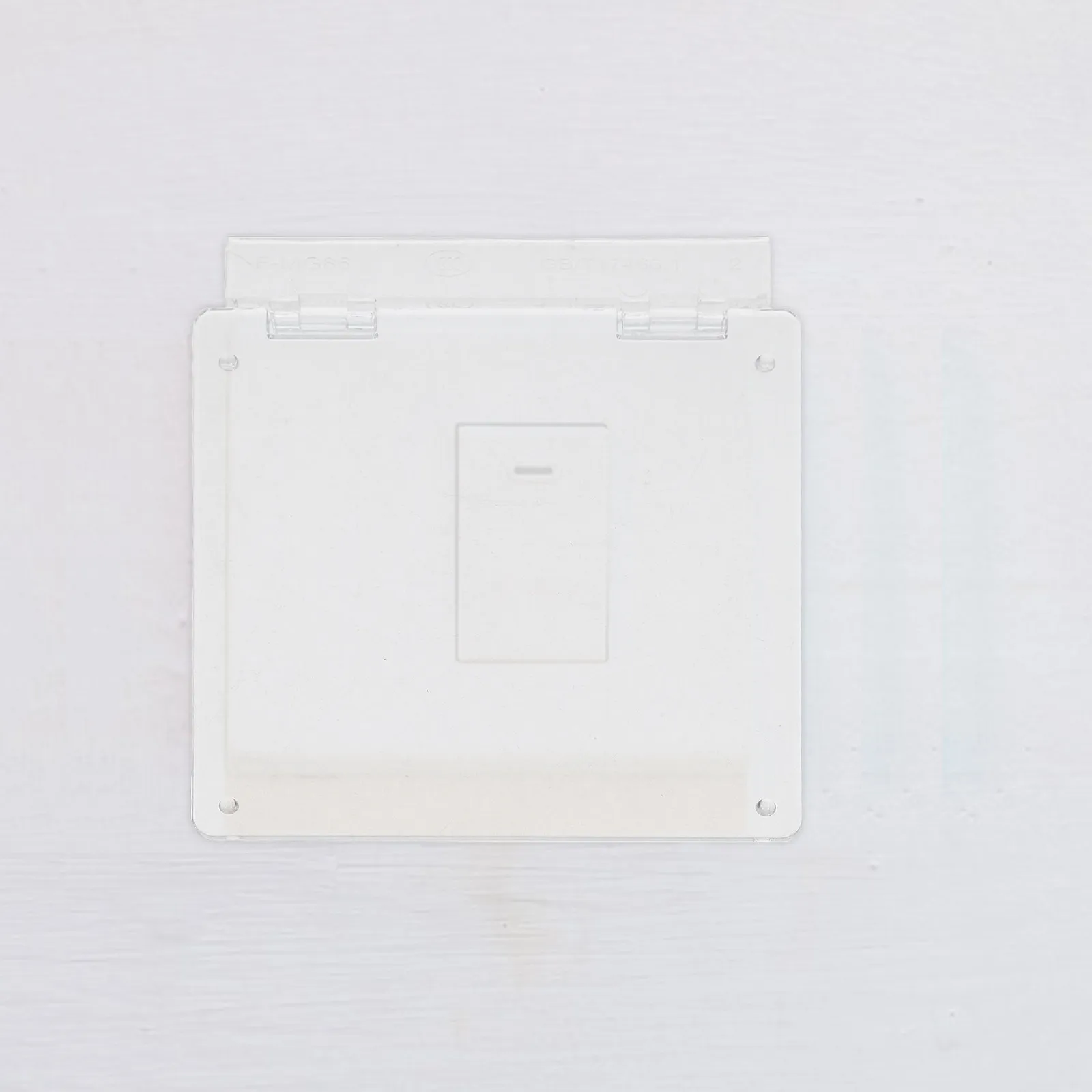 2pcs Central Air Conditioner Thermostat Panel Cover Protective Switch Guard for Water Floor Heating Systems 86-Type Switch Shell
