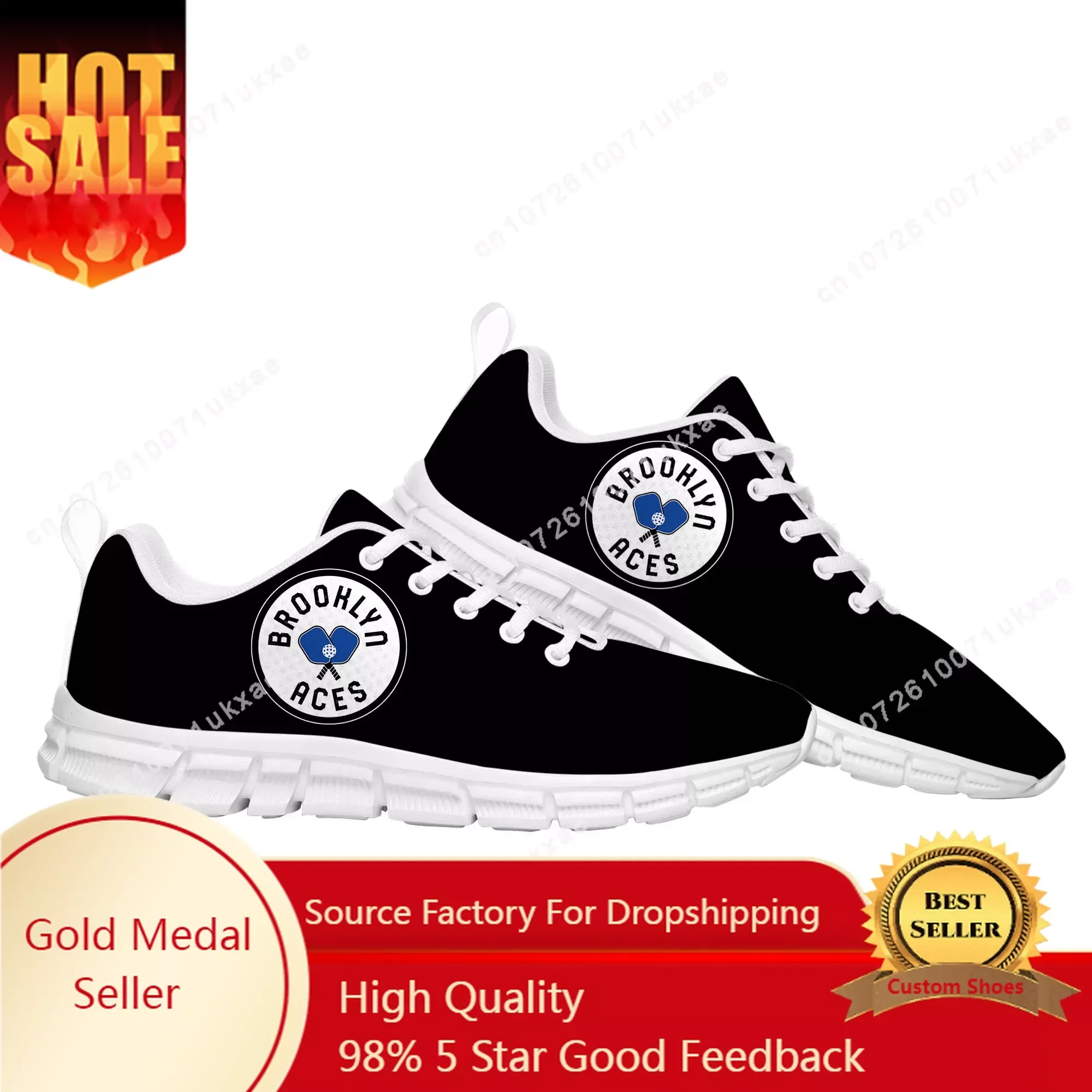 

BROOKLYN ACES pickleball Sports Shoes Mens Womens Teenager Kids Children Sneakers High Quality Parent Child Sneaker DIY Couple