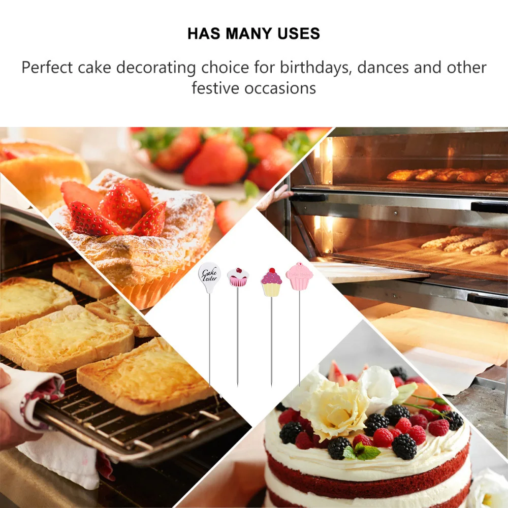 

Muffin Durable Pastry Accessories Skewer Testing Kitchen Utensil Cupcake Probe Biscuit Needle Baking Tool Cake Tester
