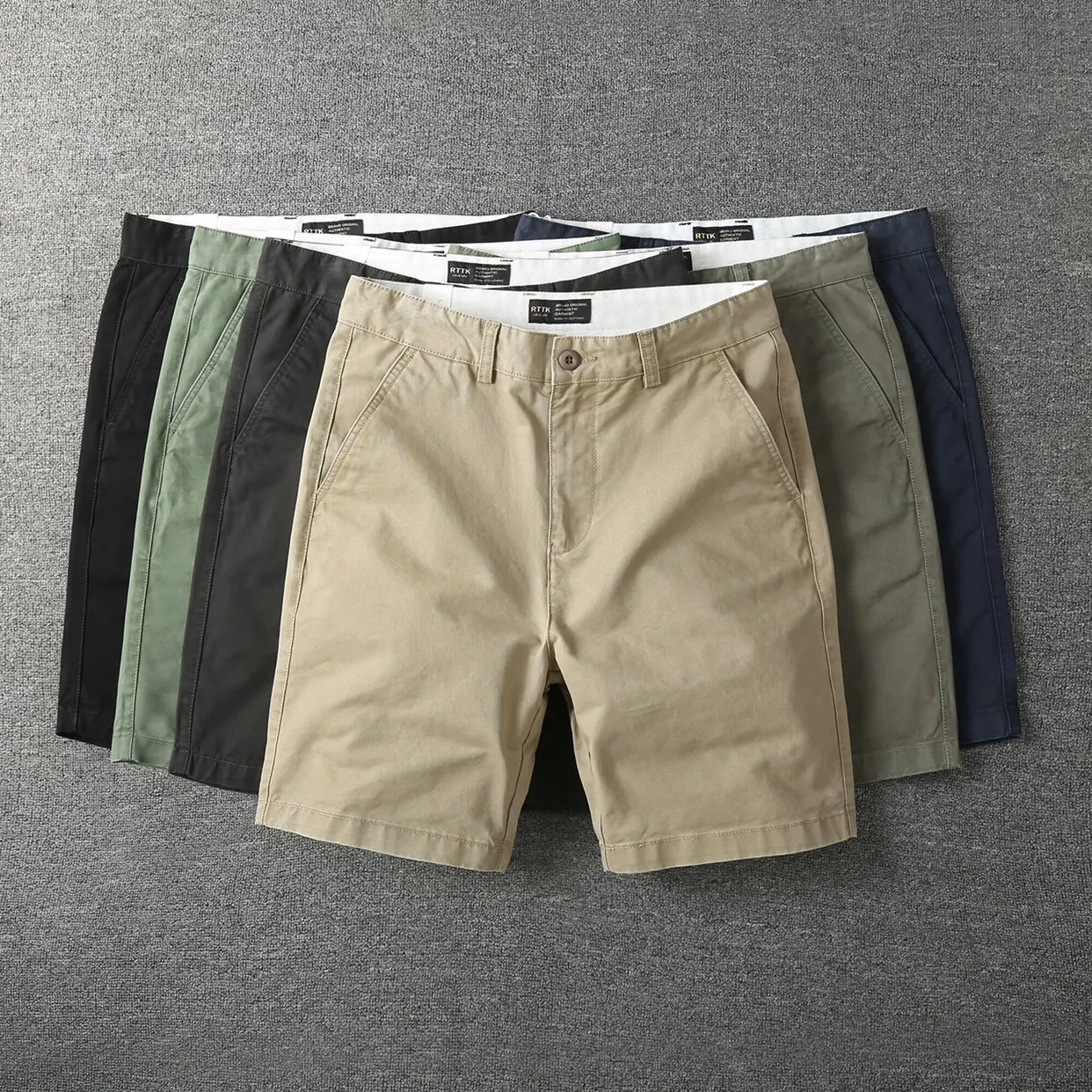 

Men's Workwear Cotton Shorts Summer Breathable Straight Cut Retro Dirt Resistant Wear Resistant Five-Point Pants Four-Point