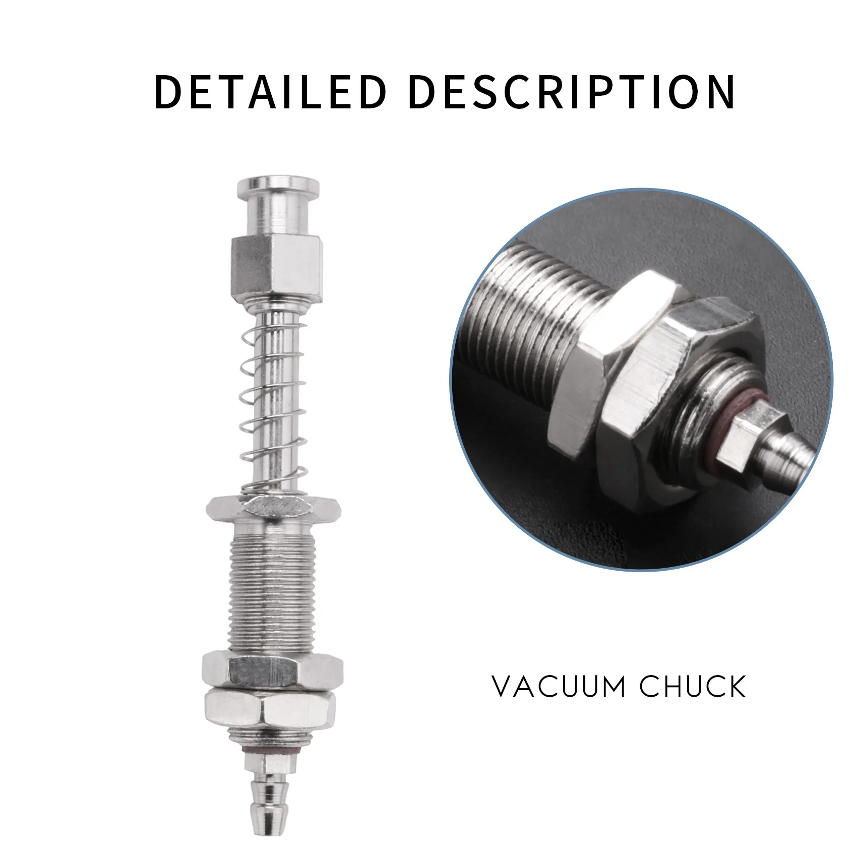 A39U 86Mm Suction Cup Bracket Hexagonal Bushing Thread Vacuum Cup Liquid Level Compensator Injection Molding Machine Parts