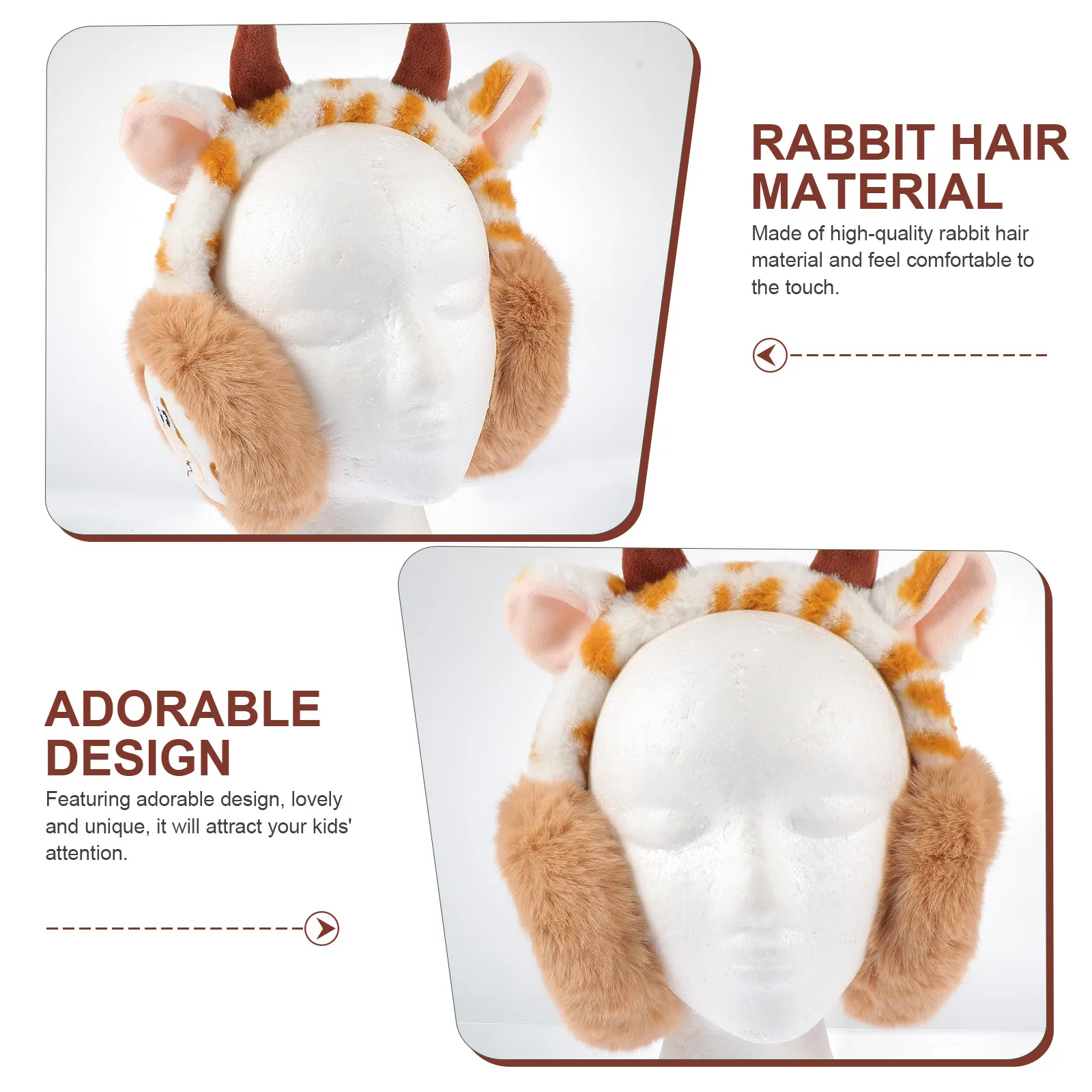 المرأة الطقس البارد Headbands فتاة الأذن يفشل رائعتين غطاء للأذنين لطيف الفتيات شتاء دافئ المدافعين غطاء للأذنين لطيف الفراء الكرتون أفخم