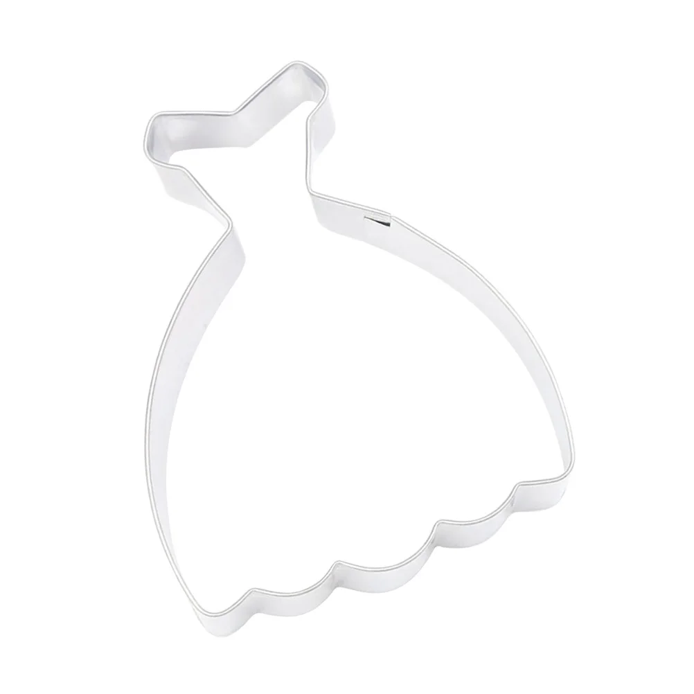 

Creative Skirt Shape Stainless Steel Cookie Mold Baking Tool For Diy Birthday Wedding Party Fondant Biscuit Mold